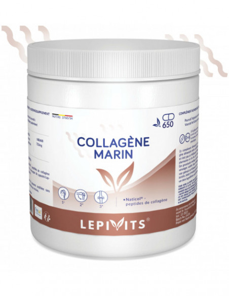 Collagène marin_450 gélules végétales-LEPIVITS