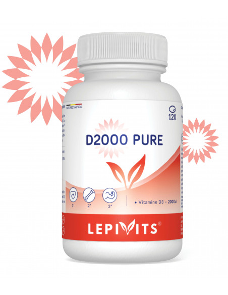 D2000 pure -  60 capsules Lepivits