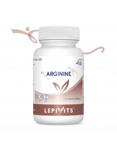 Arginine_100 plantaardige capsules-LEPIVITS