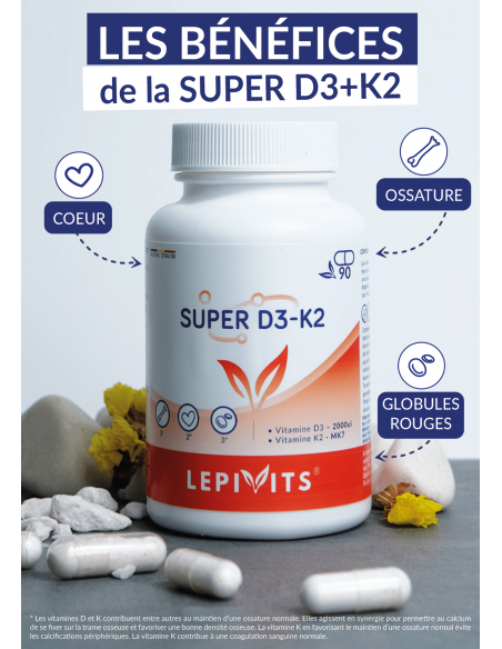 Les bénéfices de la Super D3+K2