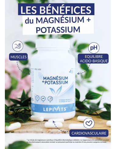 Les bénéfices du magnésium potassium