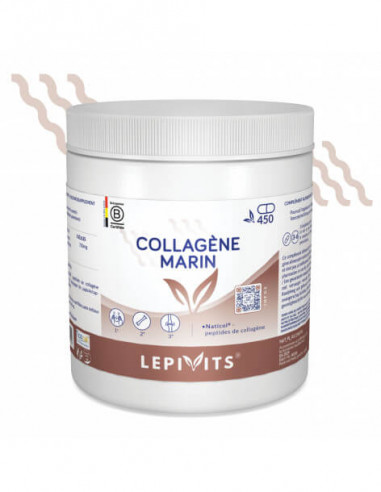 Collagène marin_450 gélules végétales-LEPIVITS