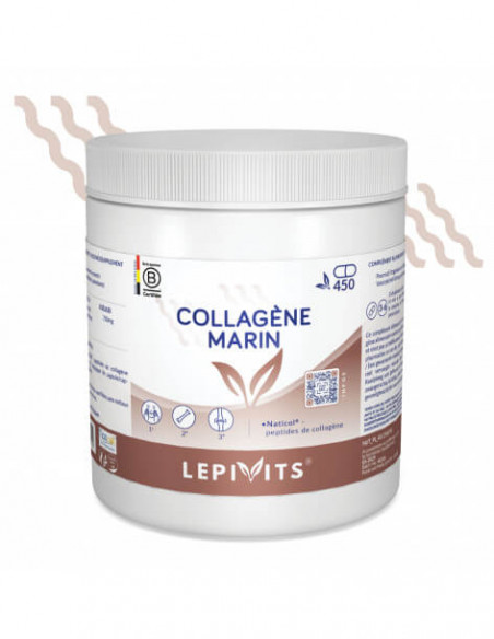 Collagène marin_450 gélules végétales-LEPIVITS
