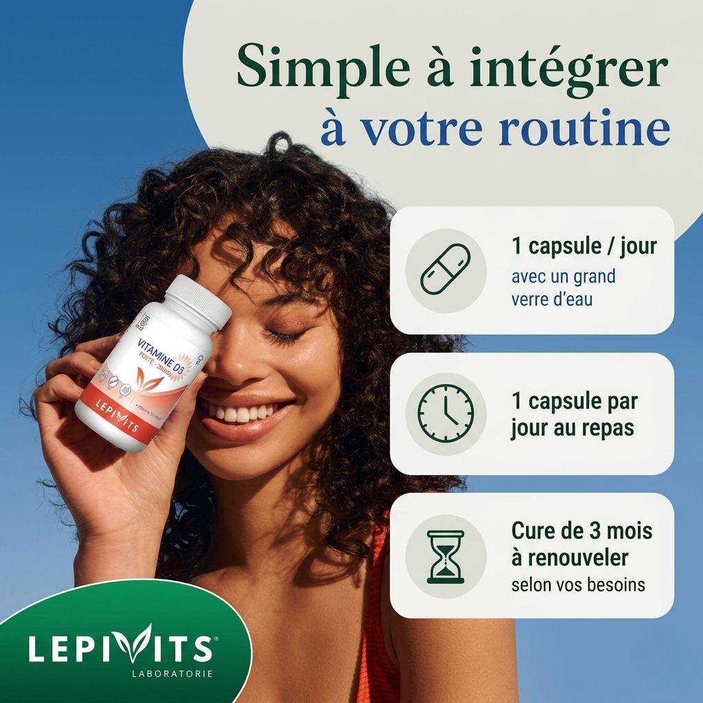 vitamine D3 forte 3000UI routine