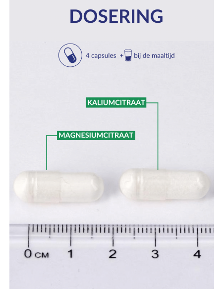 Dosering Magnesium + Kalium