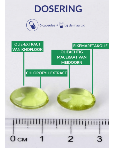 Dosering Knoflook-maretak-hawthorn