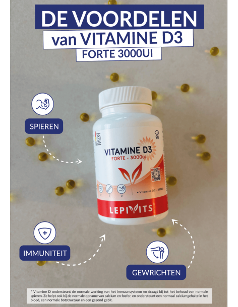 Vitamine D3 Forte 3000 UI 2
