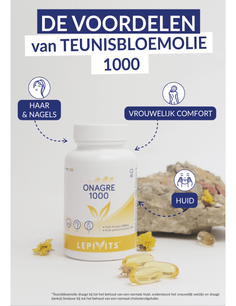 TEUNISBLOEMOLIE 1000 - 60 capsules 2